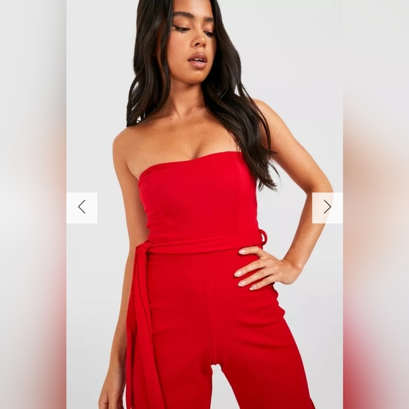 Boohoo Petite bandeau waist jumsuit - Picture 4 of 4